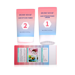 Crema Lisciante per Capelli Estremamente Ricci, Formula Cocco e Avocado con Cheratina, Effetto Liscio a Lunga Durata da Salone - Product Image 1