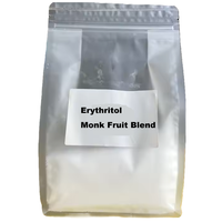 Édulcorant Composé en Gros Sans Sucre à Base de Fruit du Moine et d'Erythritol, Édulcorant Mixte, Marque Privée OEM