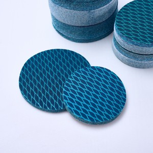 Großhandel Blau Farbe 5 Zoll Größe Blau Farbe Anti Block Schleif scheibe Look und Hoop And paper Grid Aluminium oxid Schleif scheibe - Product Image 2