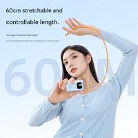 Mini chargeur portable PD22.5W câble d'extension extra long à charge rapide 10000mah batterie externe avec câble rétractable à affichage LED