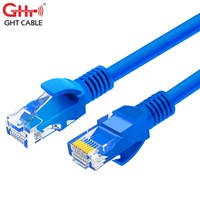 Cable de Conexión CAT5e UTP de Cobre Desnudo de 1.5m, 4 Pares, Cubierta de PVC/LSZH, Conectores RJ45, Cable de Internet Ethernet de Fábrica