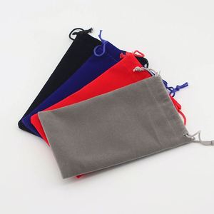 Sachets en velours à cordon 7x9 8x10 9x12, petites pochettes pour bijoux, emballages cadeaux, personnalisables - Product Image 4