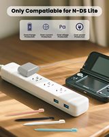 Kit de chargeur d'alimentation DS Lite 3DS avec adaptateur secteur (100-240V) et 4 stylos