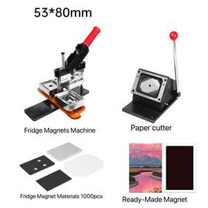 Máquina Manual de Aluminio para Hacer Imanes Cuadrados de 53*80mm, Nueva, en Oferta - Product Image 2