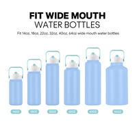 Botella de Agua de Acero Inoxidable con Aislamiento al Vacío de 32oz, con Asa y Tapa con Pajita, Libre de BPA, para Gimnasio, Camping y Senderismo, Marca Everich, Venta al Por Mayor, ODM