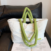 Sac fourre-tout grand format matelassé vintage à fermeture éclair imperméable et portable pour femmes, voyage, épaule, polyester, personnalisé, plage