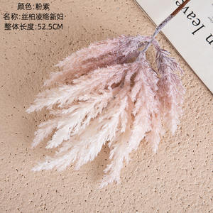 AF20001 Décoration d'intérieur Plantes artificielles d'automne Feuilles d'astilbe en colle souple Branche de Nephila Plante pour décoration de mariage - Product Image 4