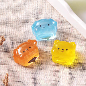 CHENXI Nuevo y Adorable Mini Colgante de Plástico Luminoso con Forma de Galleta y Gato para Bolsos, Llavero DIY, Accesorio de Dibujos Animados para Bebés y Niños - Product Image 3