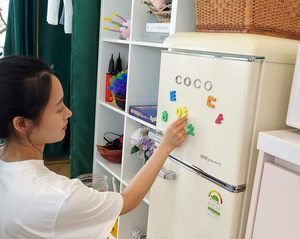 Mềm Từ Hàn Quốc Chữ Kit Đầy Màu Sắc Bọt Bảng Chữ Cái Chữ Cho Mầm Non Trẻ Em Toddler Chính Tả Học Tập Tủ Lạnh Nam Châm - Product Image 2