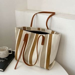 New Fashion Printing Letter Mini Cotton <b>Canvas</b> Bag Custom Crossbody Messenger Small <b>Canvas</b> <b>Tote</b> Bag With Shoulder - Product Image 4