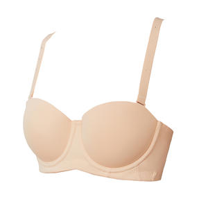 Soutien-gorge sans bretelles antidérapant invisible sans couture pour poitrine généreuse, fin, push-up, anti-affaissement, qui réduit l'apparence des poitrines volumineuses ou petites - Product Image 2