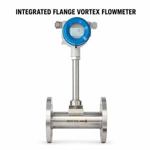 Débitmètre à bride intégrée CXLUGB DN15~DN80, sortie 4-20mA/impulsion pour la mesure de vapeur, de gaz et de liquides dans les pipelines industriels - Product Image 1