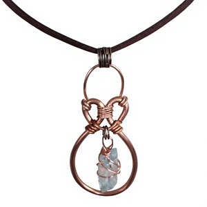 Modern Copper Necklace with Trendy Design Suitable for Casual Wear Office Wear and Parties - Product Image 1