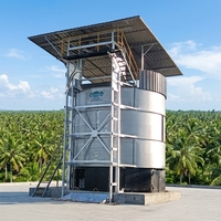 Sistema de Compostaje Inteligente para la Recolección de Estiércol, Tanque de Fermentación y Descarga, Ahorro de Mano de Obra para Uso Agrícola