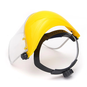 Wholesale Breathable Transparent PVC Full Face Shield Motorcycle Equipment with Eye Screen Hat <b>Ski</b> - Product Image 2