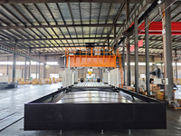 Centre d'usinage CNC à double colonne robuste TDL10032U avec commande Syntec pour fraisage et rectification de précision
