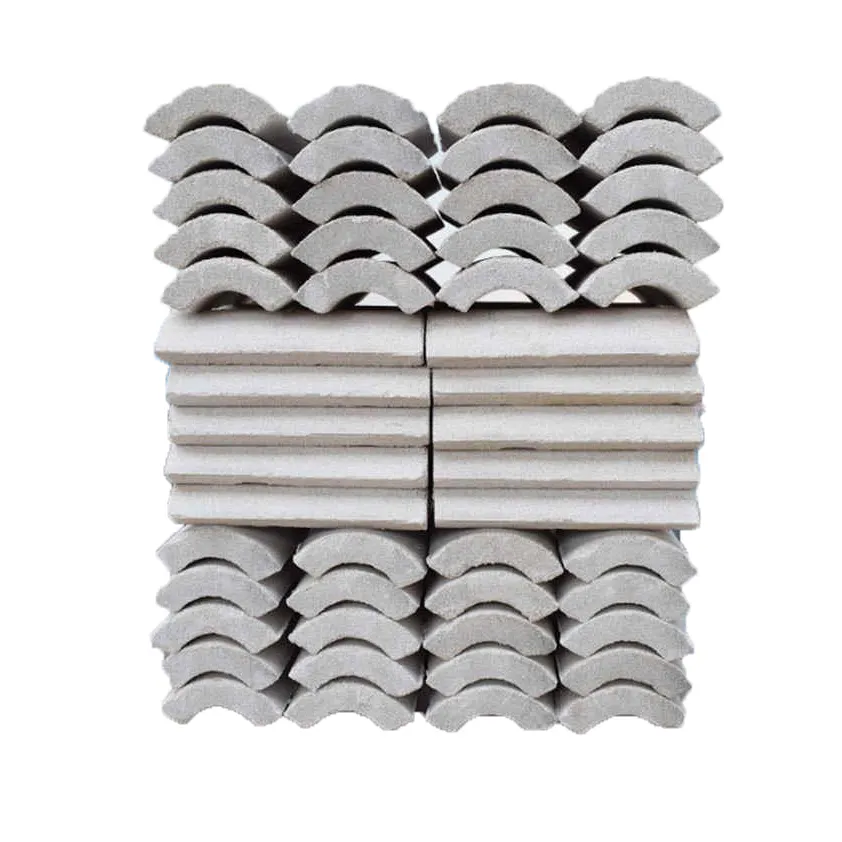 Isolation de coque de tuyau en perlite au meilleur prix de haute qualité pour la construction d'isolation thermique pour l'emballage thermique de tuyau mural