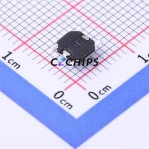 YTS1H0051DMG00 Tactile Switch SMD-4P,5.2x5.2mm Switch Single Pole Single Throw Round Button 1.6N Vertical Mount - Product Image 2