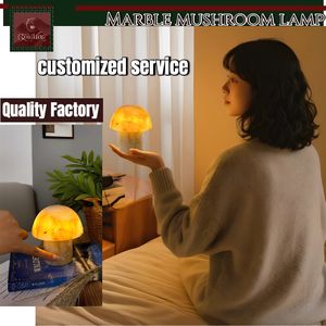 โคมไฟหินอ่อนทรงเห็ด GOLDKING แสงสีสำหรับโรงแรม วิลล่า ห้องนั่งเล่น โครงการสั่งทำ ขายส่งจากโรงงานโดยตรง คุณภาพดี - Product Image 2