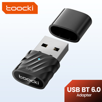 Toocki Fast-Matching Wireless 6,0 Adapter Plug-and-Play Driver-Free 20m Range para Windows 8,1/10/11 Interfaz USB Uso de audio en el hogar