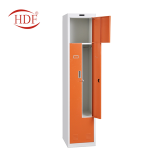 Armoire en acier à 2 portes personnalisée en usine, multicolore, design moderne, casier de rangement en métal avec étagère pour suspendre les vêtements - Product Image 6