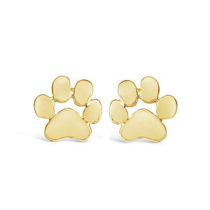 גור <span class=keywords><strong>Paw</strong></span> עגילי 925 סטרלינג כסף כלב <span class=keywords><strong>Paw</strong></span> הדפסת עגיל הרבעה עבור בנות - Product Image 4