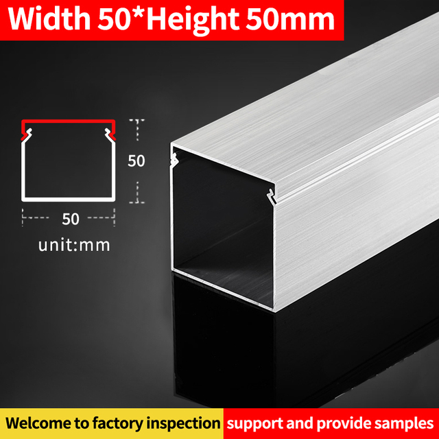 Recyclable Aluminum Cable Management Trunking Sustainable Metal Wire Duct for Green Building Custom Size Factory