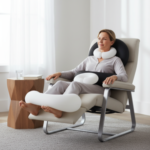Almohada de Soporte para Piernas en Forma de D de Nailon, Soporte Ergonómico, Ajuste Cómodo, Calidad Premium, Empaque a Granel, Superventas - Product Image 3