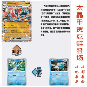 Carte Pokémon Greninja authentique et rare, <span class=keywords><strong>version</strong></span> chinoise simplifiée PTCG 15.0 Blade Awakening, jeu de cartes à collectionner Pokémon - Product Image 5