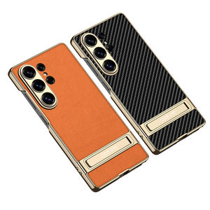 Funda Protectora de PU con Electrochapado para S23/S24/S25/S26 Ultra con Soporte de Tira, Protección Anticaídas y Antigolpes - Product Image 3