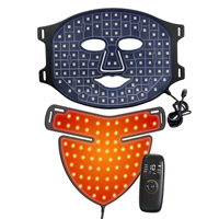 Masque de luminothérapie infrarouge proche, appareils de luminothérapie 660 nm 850 nm, masque de beauté en silicone LED