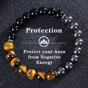 Natural Bracelet Colorful Glass Beaded Protection Stone Expert No Middleman Markup Volume Discount - Product Image 5