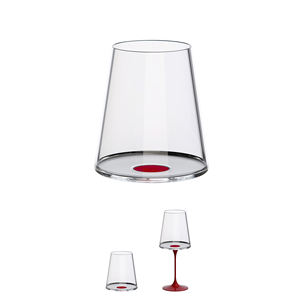SPLITGLASS LINE - Ensemble de 2 verres à vin rouge 45 cl avec insert rouge - Product Image 1