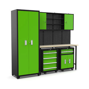 Banc de travail professionnel, armoire à outils, atelier, armoires de rangement en métal pour garage, chariot à outils robuste pour garages, usines - Product Image 2