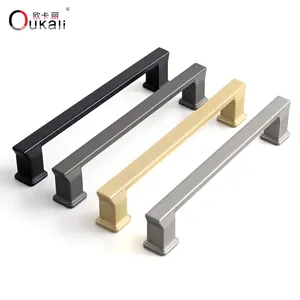 new handle Pulls Modern kitchen Gold furniture cabinet handle, china furniture hardware supplier brushed nickel cabinet handles