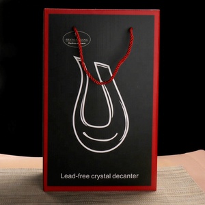 <span class=keywords><strong>Boutique</strong></span> en ligne Offre Spéciale 100% Verre cristal sans plomb soufflé à la main Set carafe à whisky rouge verres à <span class=keywords><strong>vin</strong></span> - Product Image 5