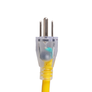 100ft 12/3 sjtw Đen ngoài trời điện mở rộng dây thắp sáng kết thúc 5-15p cho thiết bị nhà chúng tôi cắm tiêu chuẩn nữ loại kết thúc NEMA - Product Image 6