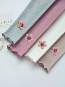 <span class=keywords><strong>Leggings</strong></span> in Cotone Puro Stampati con Rivestimento in PU, Stile Sottile Primaverile e Autunnale, Bianchi, a Tre Quarti, per Bambine e Bambini Piccoli - Product Image 4