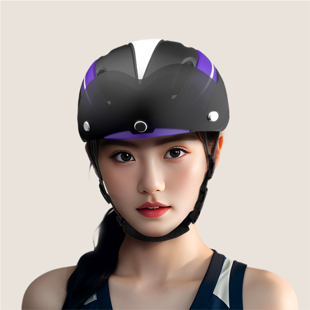 New Arrival Cool Bicycle Riding Helmet with Light and Goggles Factory Sale