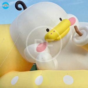 वर्ग सजावट बड़े inflatable खिलौने बतख डिजाइन inflatable बतख मॉडल विज्ञापन सजावट के लिए एलईडी लाइट के साथ - Product Image 6