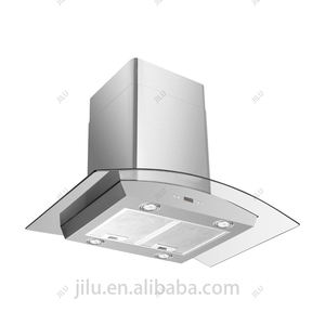 Motor de pared de acero inoxidable, piezas de Sensor de estilo de potencia, lámpara de luz LED, campana extractora, Control táctil, curva de vidrio, acero, lujo para cocina, 60mm - Product Image 2