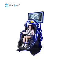Simulateur de vol Vr, Rotation à 360 °, parc à thème, chaise Vr, siège unique, simulateur de vol à 360 degrés
