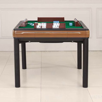 Tables de Mahjong en Plastique HDPE Gris 110x55cm avec 4 Pieds Métalliques Pliants, 106 Tuiles, Table de Rummy Automatique avec Support – Vente en Gros