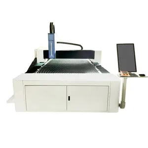 Good reputation supplier cnc open type double drive 1kw cnc metal cutting fiber laser cutting machine