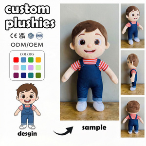 Poupées en peluche personnalisées, faible MOQ, chat doux de style steampunk, ornements créatifs pour marché, poupée mouton Schienle Solonied, poupée de chiffon personnalisée - Product Image 3