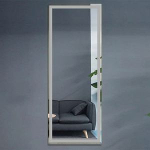 Miroir LED intelligent à écran tactile pour salle de bain, salon, décoration murale de luxe pour la maison, grand miroir mural de pleine longueur, miroir de salon - Product Image 4