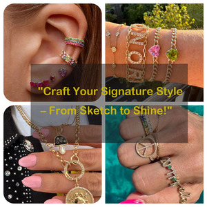 <span class=keywords><strong>Bracciale</strong></span> da ragazza con ciondolo iniziale in <span class=keywords><strong>argento</strong></span> Sterling 925 placcato in oro 18K 'a Zirconia che imposta gioielli di moda per feste regalo - Product Image 5