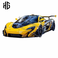 P1 GTR Kit de carrosserie en Fiber de carbone pour Mclaren P1 Facelift Upgrade GTR Style Pare-chocs de voiture Aileron arrière Jupes latérales Kit de carrosserie automatique