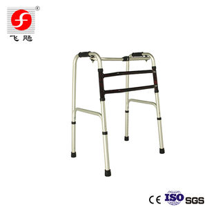 בריאות ורפואה אלומיניום קל משקל הליכון מתקפל קשישים ייקר למבוגרים הליכה סיוע מקל אורטופדי למבוגרים מסגרת - Product Image 2