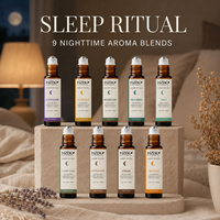 Kit d'huiles essentielles OEM ODM 10 ml pour le sommeil, ensemble d'aromathérapie relaxant avec lavande et camomille pour diffuseur, sommeil profond et soulagement du stress